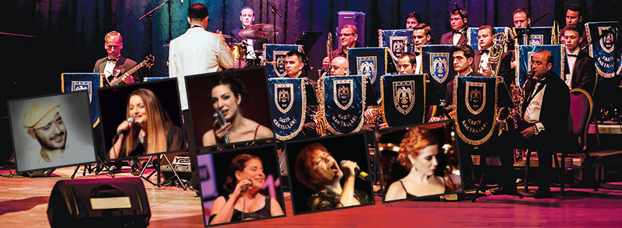 Turkish Air Forces Eagles of Jazz Orchestra; 
Aydın Kahya, Jülide Özçelik, Meltem Ege, Sibel Köse, Yıldız İbrahimova, Zuhal Olcay